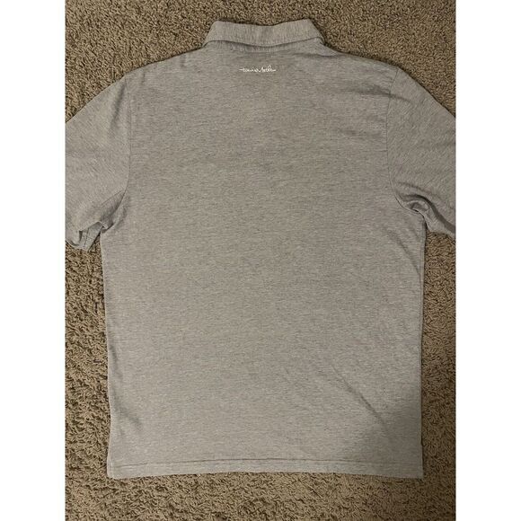 Travis Mathew Polo Shirt Mens Size XL Gray Golf Golfing Polo Shirt - Picture 9 of 15